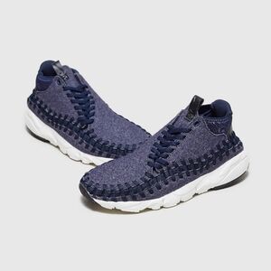 Nike Air Footscape Desert Chukka Blue Size 10 Shoe Sneaker Men Woven 857…